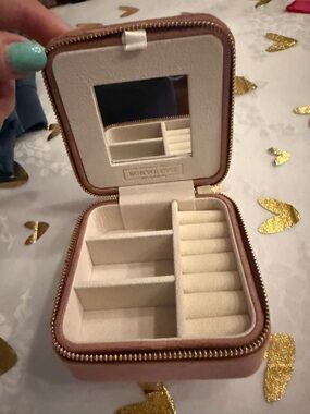 Benevolence Jewelry Travel Case - Blush Pink